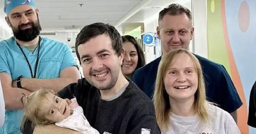 В Украине врачи провели уникальную трансплантацию печени 9-месячной девочке