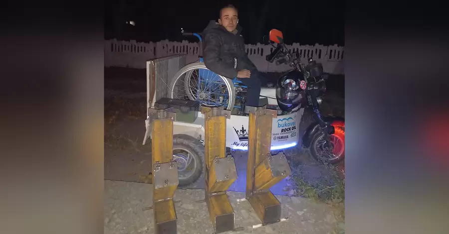 Волонтер із Буковини, який пересувається на інвалідному візку, робить турбопічки для ЗСУ