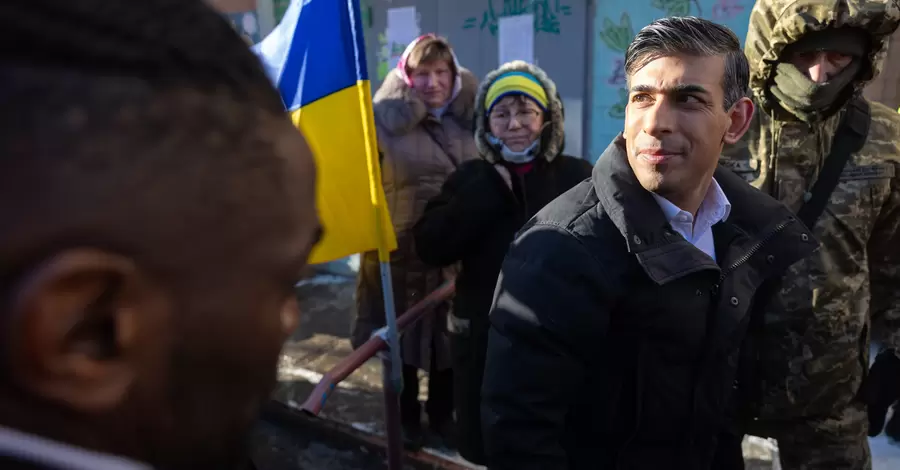 Риши Сунак в Киеве заявил, что прибыл с посланием для Украины