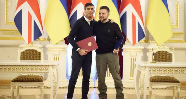 Зеленский и Сунак подписали соглашение о гарантиях безопасности для Украины