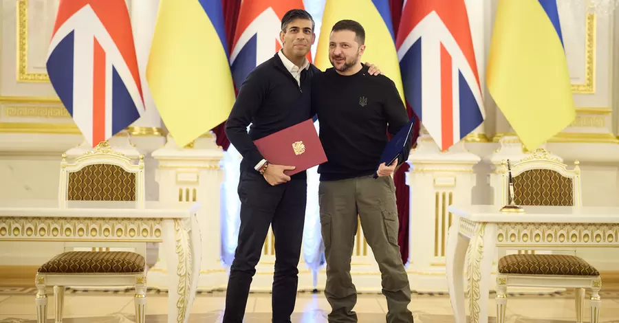 Зеленский и Сунак подписали соглашение о гарантиях безопасности для Украины
