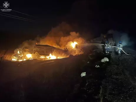 Внаслідок атаки “шахедів” є пошкодження на Київщині та госпіталізований на Миколаївщині