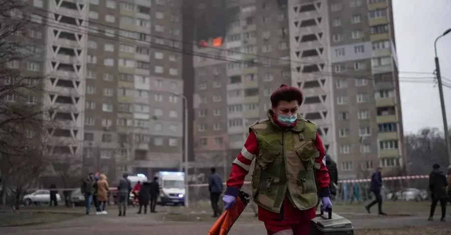 Часть Киева осталась без света после утренней ракетной атаки России