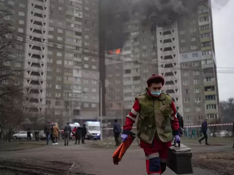 Часть Киева осталась без света после утренней ракетной атаки России