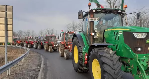 Венгерские фермеры возобновили протесты возле КПП 