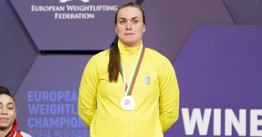 Украинская тяжелоатлетка Анастасия Маневская в третий раз подряд стала вице-чемпионкой Европы