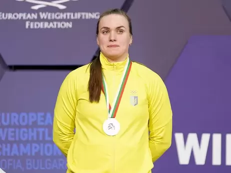 Украинская тяжелоатлетка Анастасия Маневская в третий раз подряд стала вице-чемпионкой Европы