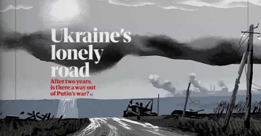 Украинский художник к годовщине вторжения РФ создал обложку для The Guardian Weekly 