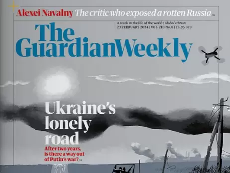 Украинский художник к годовщине вторжения РФ создал обложку для The Guardian Weekly 