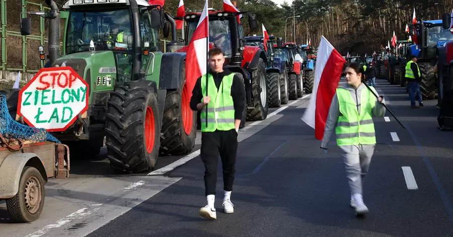 Польские фермеры расширяют географию протестов – будут блокировать границу с Литвой