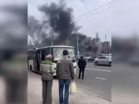 На киностудии Довженко в Киеве возник масштабный пожар