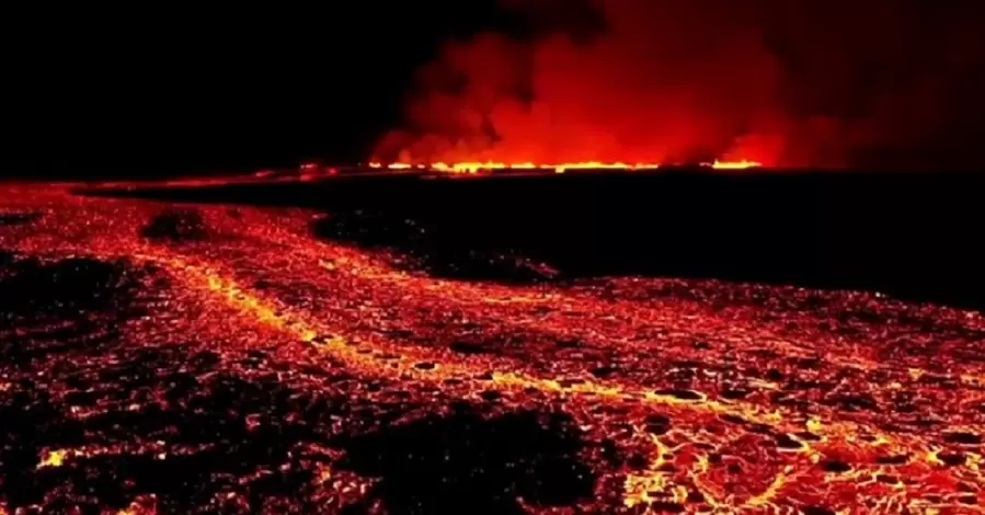 Вулкан в Ісландії вивергається вчетверте за три місяці