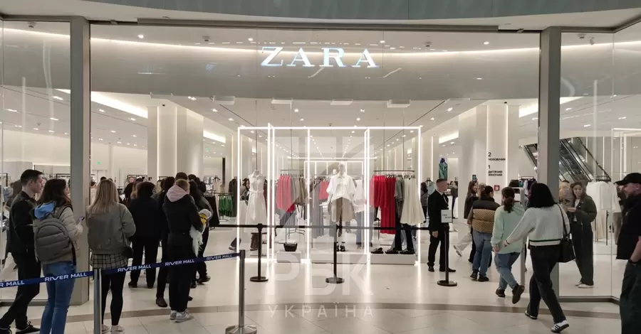 У Києві з чергами вперше з початку війни відкрилися магазини ZARA