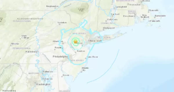 В районе Нью-Йорка произошло землетрясение магнитудой 4,8