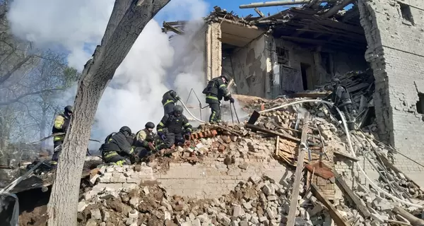 В Константиновке Донецкой области завершили разбор завалов, среди погибших - ребенок