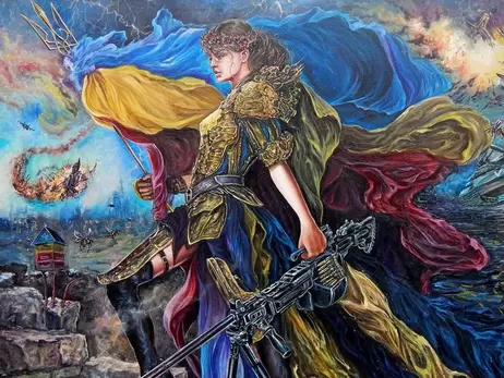 «Незламна»: як жіночі образи відображають боротьбу України в роботах художника з Житомирщини