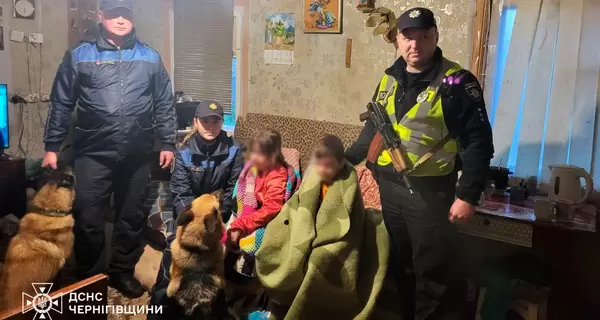 На Черниговщине служебный пес Тоша отыскал потерявшихся детей 