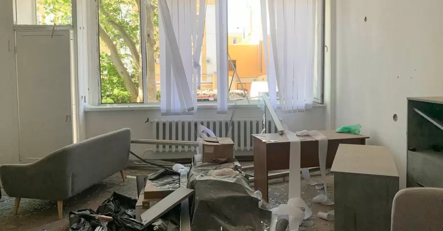 В Одессе от ракетного удара пострадало представительство омбудсмена