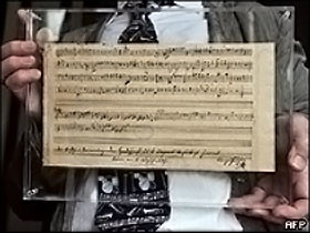 Найдена не известная ранее партитура Моцарта ФОТО