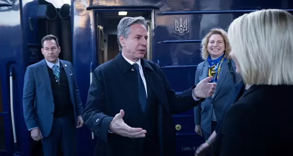 Энтони Блинкен приехал в Киев с неанонсированным визитом