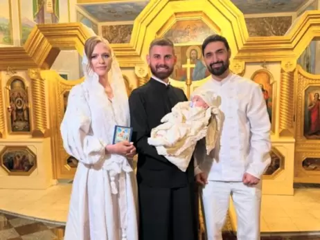 Виталий Козловский крестил сына в Киеве