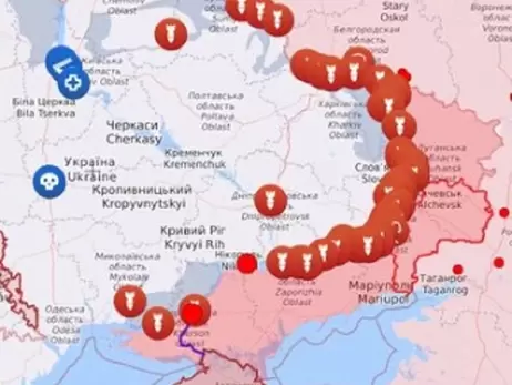 Карта боевых действий в Украине: 24.05.2024