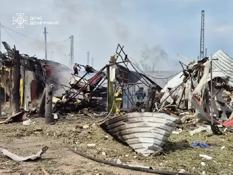 В результате удара россиян по Лиману в Донецкой области ранения получили восемь человек