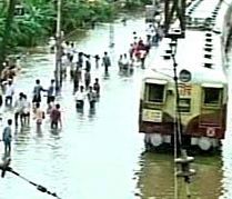 В Индии наводнение  