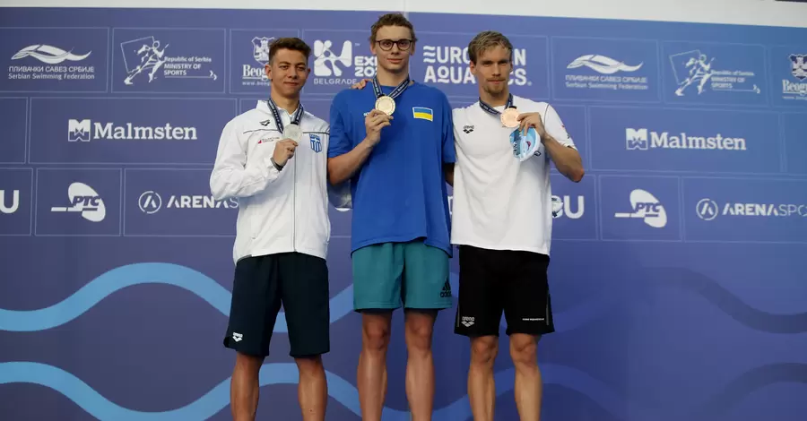 18-річний плавець Желтяков виграв «золото» Євро-2024 та побив декілька рекордів України
