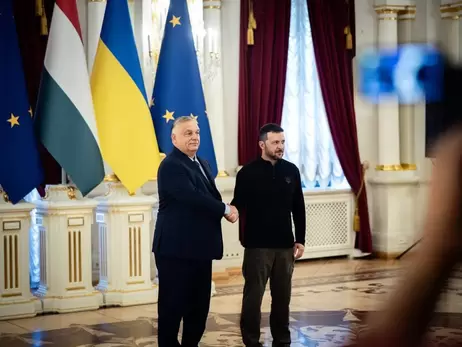 Зеленський зустрівся з Орбаном у Києві