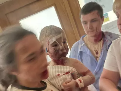 Ракетная атака на Киев - повреждены детская больница 