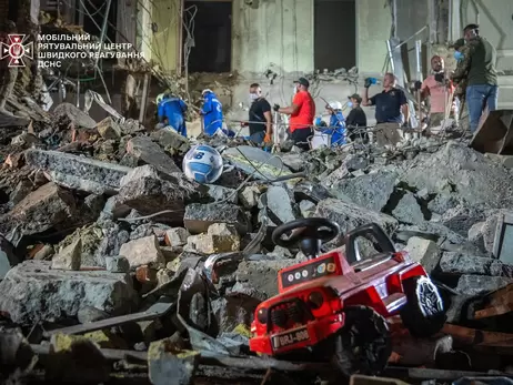Число погибших в результате российского удара по Киеву увеличилось до 27