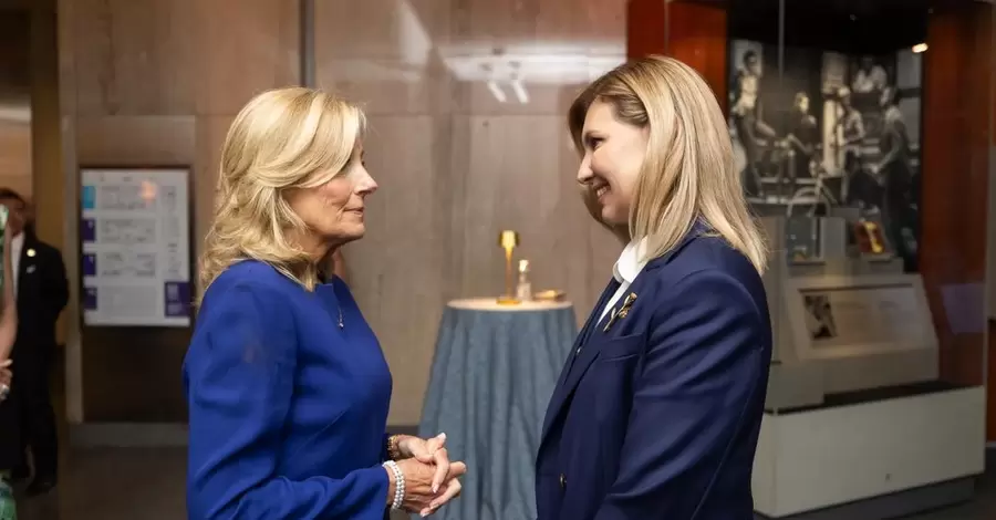 Елена Зеленская встретилась с Джил Байден на полях саммита НАТО