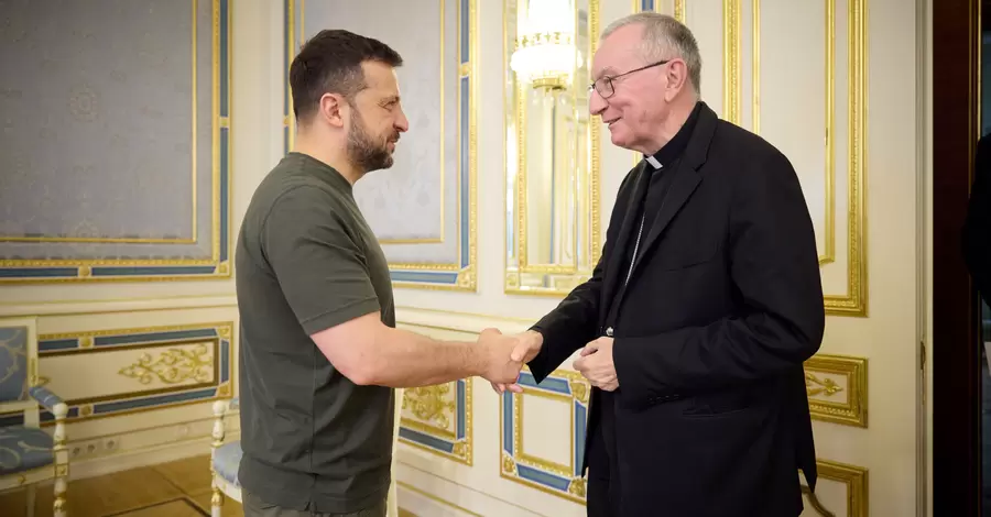 Зеленский встретился с госсекретарем Ватикана - обсудили результаты первого Саммита мира
