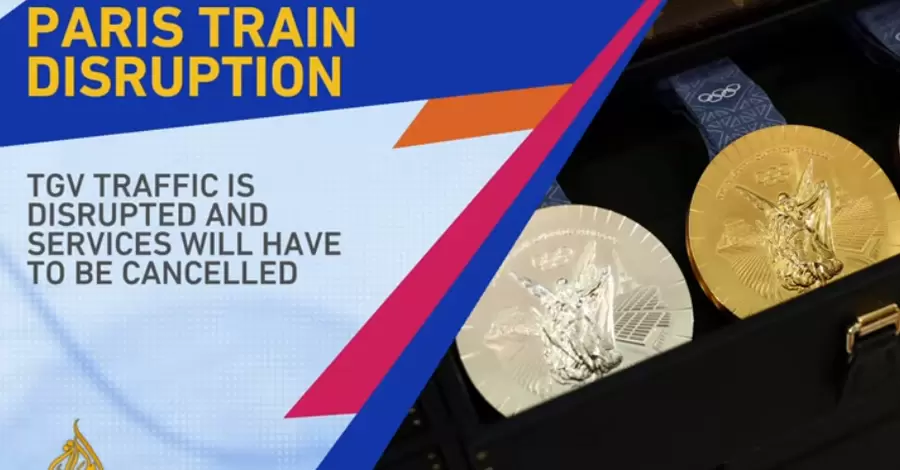 В преддверии Олимпиады во Франции произошли диверсии на железной дороге - поезда массово отменяют