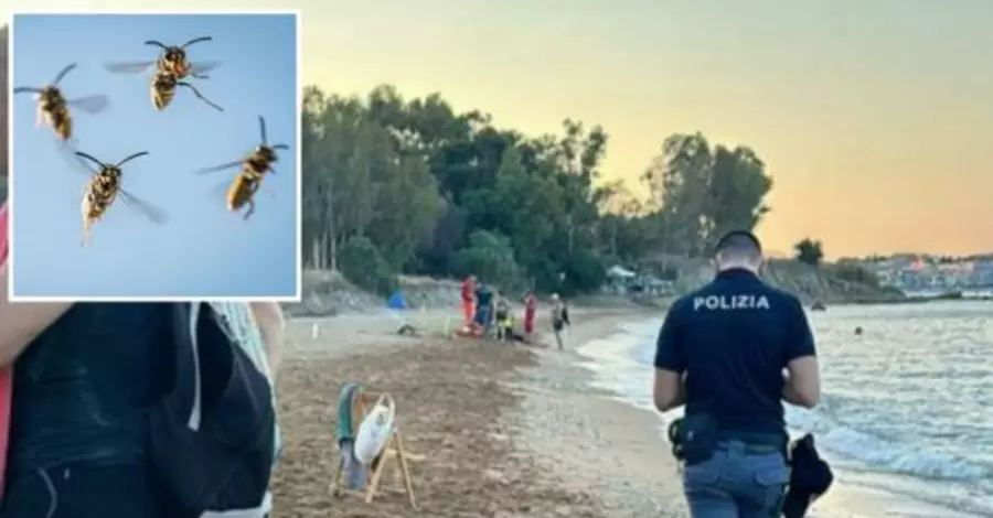 В Италии утонул украинец, который прыгнул в море, чтобы спастись от ос