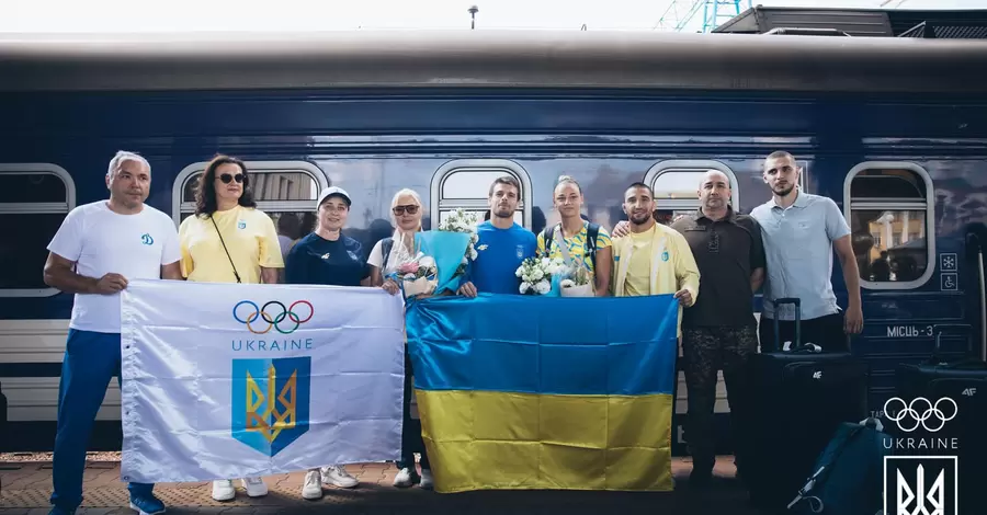 В Украину вернулись первые участники Олимпиады-2024