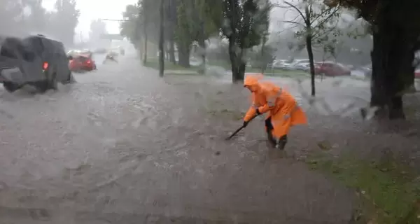 Утром в Одессе выпала почти полумесячная норма дождя