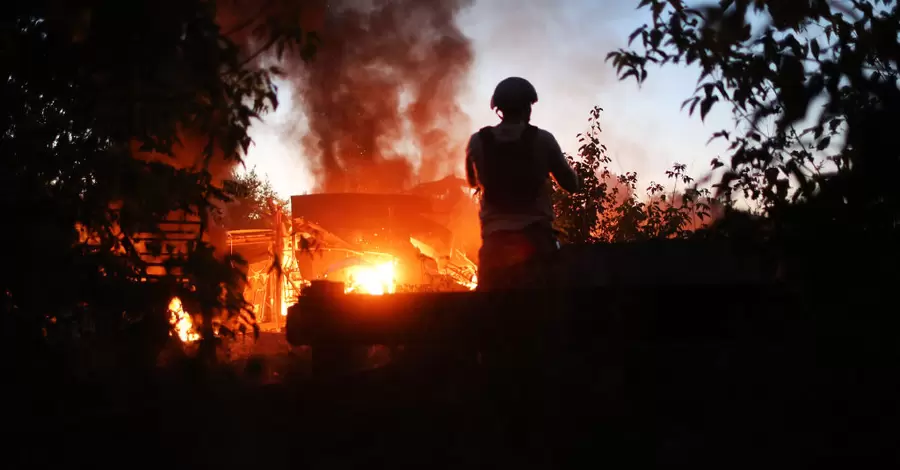 На Луганщині повністю згоріло село, тимчасово окуповане росіянами