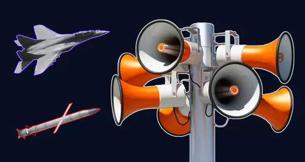 В нескольких районах Киева не работают системы оповещения о тревогах 