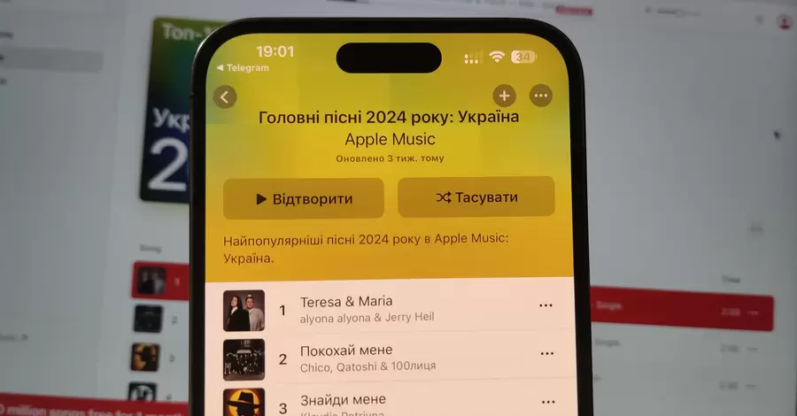 Klavdia Petrivna, Пивоваров та Dorofeeva - чиї пісні слухали українці в Apple Music у 2024 році