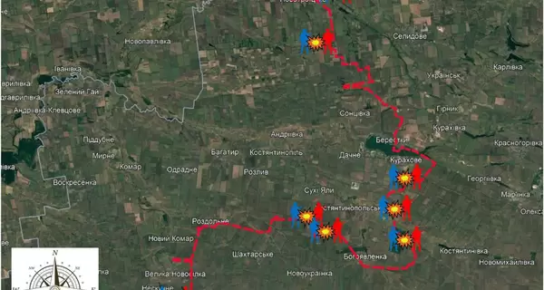 Украинские военные подтвердили, что оставили ряд позиций в Донецкой области 