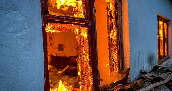 В Николаевской области во время пожара едва не погибли шесть детей, их спасла мать