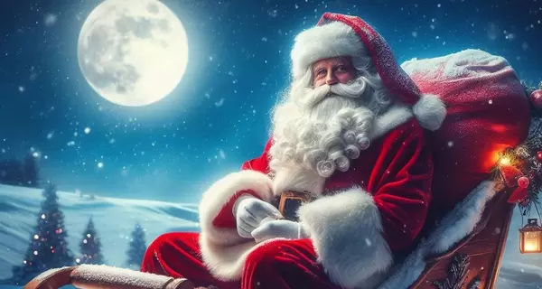 Напередодні Різдва над Україною пролетів Санта-Клаус 