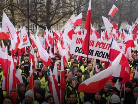 У Варшаві фермери протестують проти зеленого курсу, імпорту з України, знищення лісів та полювання