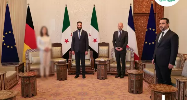 Сирійське ЗМІ заретушувало главу МЗС Німеччини, яка прибула до Дамаску