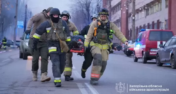 В Запорожье выросло количество пострадавших в результате вчерашнего удара РФ
