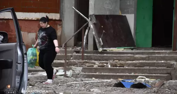 В Краматорске в результате авиаудара по многоэтажке пострадали девять человек