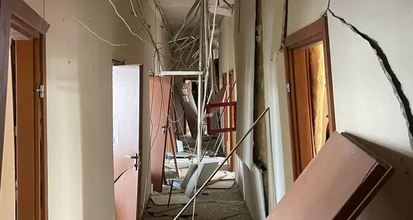 От российской атаки на Киев пострадал офис русскоязычного телеканала