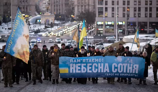 У Києві вшанували пам'ять героїв Небесної сотні